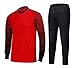 CATERTO Men's Football Goalkeeper Foam Padded Jersey Shirt & Pants/Shorts