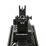 FalconOptics Flip Up Sights Rear Sight and Front