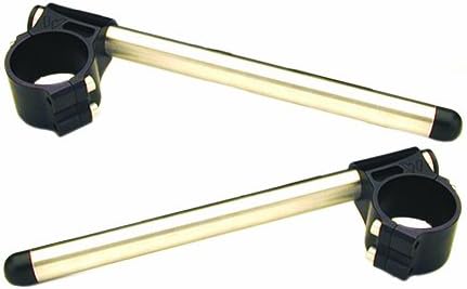 Woodcraft 3 Piece Split Clip-Ons Assembly 50mm Silver Bars Yamaha R1 2004+