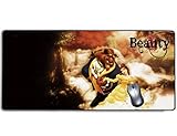 Stitched Edge Large Gaming Mouse Pad Disney Beauty