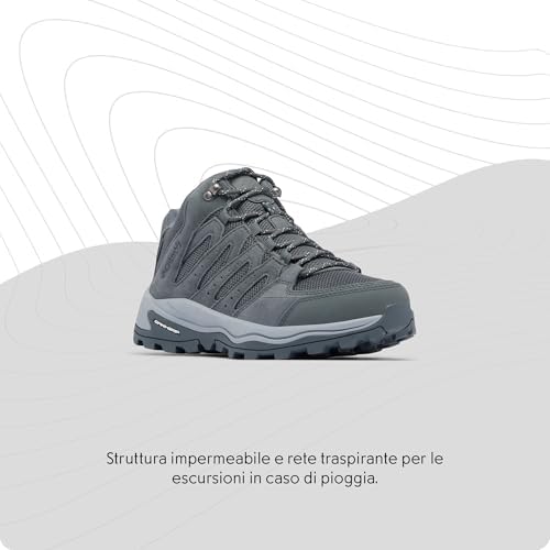Redmond IV Mid Waterproof Shoes, Costruite per resistere agli elementi, Mesh traspirante, Puntale robusto, Intersuola leggera, Aderenza superiore - da donna