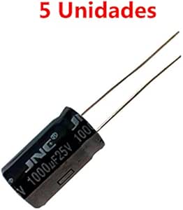 Potadak 100 x 1000UF 25V 105C condensatori elettrolitici nero 10 x 17 mm