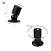 Xking 12Pcs/Set Dimmable LED1.5W 12VDC Mini Spotlight Jewelry Showcase Display Lighting Fixture Black Shell Surface Mount with Online PWM Dimmer(Warm White 3000K)