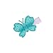 Liana Mai Baby Hair Clips Ribbon Alligator Style Butterfly Polka Dot