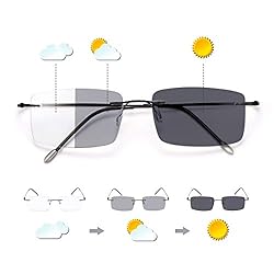 Rimless Progressive Multifocus Reading Glasses