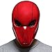 Xcoser Red Hood Mask PVC Helmet Deluxe New Adult Halloween Party Masquerade