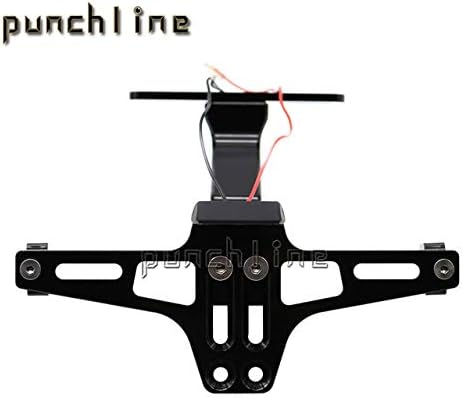 Wincom Dishman Automobiles & Motorcycles for Kawasaki Ninja 300 Ninja 250 Er-6N Er6F Versys 650 Versys 1000 Tail Tidy Fender Eliminator Registration License Plate Holder - (Color: Black)