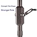Bayside21 Patio Umbrella 9 Feet Aluminum Outdoor Table Market Umbrellas with Auto Tilt and Crank,Tiki Umbrella Thatched Patio Umbrella