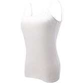 Ibeauti Womens Camisoles Tops with Built in Padded Bra Basic Breathable Tank Top