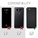 kwmobile Chic TPU Silicone Case for the LG Q6 in black matt