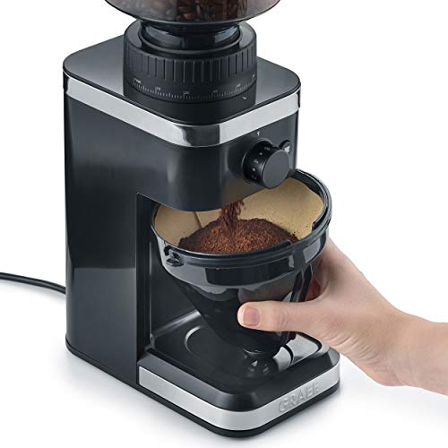 Graef CM502EU Kaffeemühle, 135, Edelstahl, schwarz – Bild 3