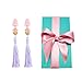 Utopiat Audrey Style Lavender Dream Earplugs Inspired by Breakfast at Tiffany's (Without Gift Box)
