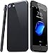 TOZO for iPhone 7 Case iPhone 8 Case PP 0.35mm World's est Protect Hard Case Semi Transparent Light Weight 4.7 inch. Jet Black
