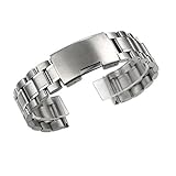 20mm,18mm,22mm Zeiger Wrist Watch Band Men High Quality Replacement Metal, Stainless, Black & Gold