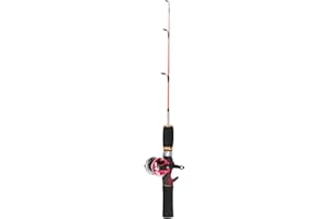 BRRNOO Winter Ice Fishing Rod Reel Combo 56cm for Outdoor Fishing Gear Set