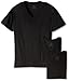 Hanes Ultimate Men's Tagless Ultra Soft V-Neck Tee-Multiple Packs Available, Assorted-3 Pack, Medium