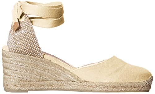 Castañer Women's CARINA/6/001 Espadrille Talon Carina 301 Made in