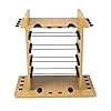 Rush-Creek-Creations-14-Fishing-Rod-Rack-with-Four-Drawer-Storage-and-Dual-Rod-Clips