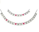 Tiemom Miss To Mrs Classy & Sassy Bachelorette Party Banner, Bridal Party Decorations