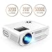 DBPOWER Projector, 3200 Lumens LCD Video Projector, Multimedia Portable Home Theater Projector Support 1080P Compatible With 2 HDMI 2 USB SD VGA AV for Home Cinema TV Laptop Game Phone
