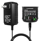 FLAGPOWER 20V Lithium Battery Charger LCS1620 for Black+Decker 16V 20V Lithium Ion Battery LBXR20 LBXR20-OPE LB20 LBX20 LBX4020 LB2X4020 LBXR2020-OPE BL1514 LBXR16