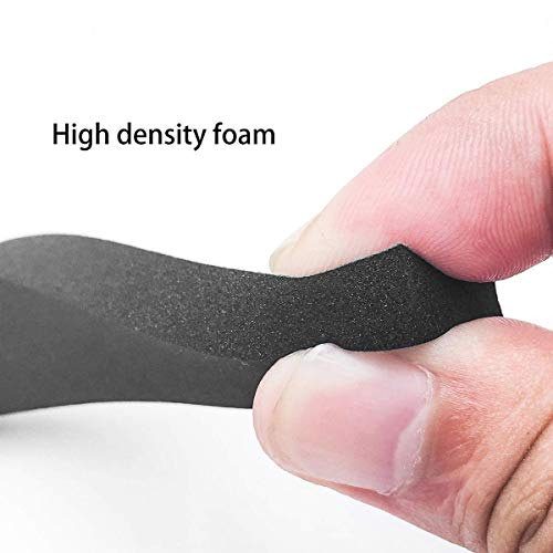 High Density Foam Tape Waterproof Sealing Strip CR Strips Neoprene Single-Sided Adhesive EVA Seal 1/2'' X 1/8'' X 16.7Ft