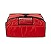 Rubbermaid Commercial Products Insulated Pizza & Food Delivery Bag, Large Pizza, 21.5in x 19.75in x 7.75in, Red, Pizza/Food Warmer Bag/Carrier, Reuseable Warming Bag Doordash/Catering