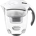 MAVEA Elemaris XL 9-Cup Water Filtration Pitcher, White