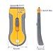 Gebildet Razor Blade Scraper with 10pcs Carbon Steel Blades for Removing Vinyl Decals Stickers &Glue from Cars, Boats and Other Delicate Surfaces