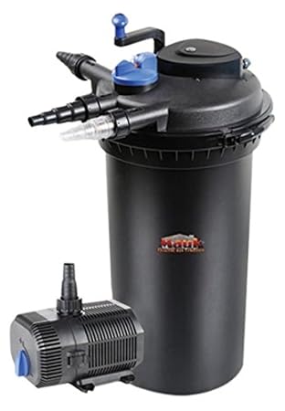 Mauk UV-C Teichdruckfilter Set - UVC Lampe:18 W, bis 30.000L Teich,Reinigungsfunktion