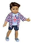My Brittany's British Band Outfit for American Girl Boy Dolls- 18 Inch Boy Doll Clothes