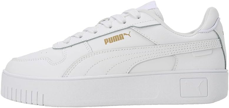 Damen Carina Street Sneaker, White White Gold, 38.5 EU