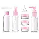Travel Bottles Containers Set Silicone TSA Approved
