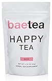 Baetea Happy Tea: Natural Pick-Me-Up, 25 Servings, with Hibiscus, Rose Hips, and Peppermint. Ultimate Way to Revitalize The Mind and Body