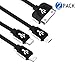 (2Pack) Multi Charger Cable, 4 in 1 Multiple USB Cable Adapter Connector with 8 Pin Lightning / 30 Pin / Micro USB 2.0 /Type-C Ports for iPhone iPad, and more Phone (100cm)