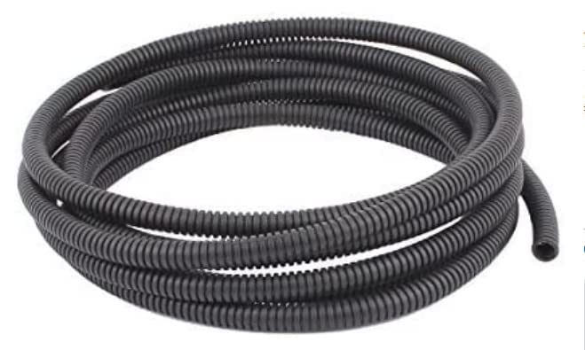 Toolzia Corrugated Hose, 5m/16.4Ft Flexible Conduit Corrugated Electric Wiring Tubing Pipe for Protecting Electrical Cables (20mm)