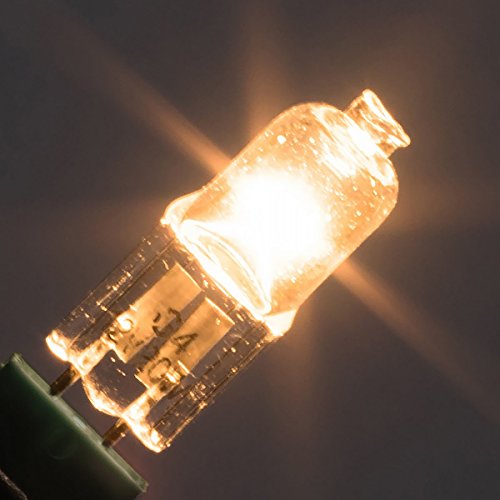 Simba Lighting Halogen G4 T3 20 Watt 280lm Bi-Pin Bulb 12 Volt A/C or D/C for Accent Lights, Under Cabinet Puck Light, Chandeliers, Track Lighting, 20W 12V 2 Pin JC Warm White 2700K Dimmable, 5-Pack