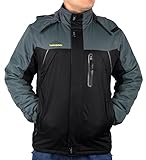 iLoveSIA Men's Mountain Waterproof Fleece Ski Jacket Windproof Rain Jacket