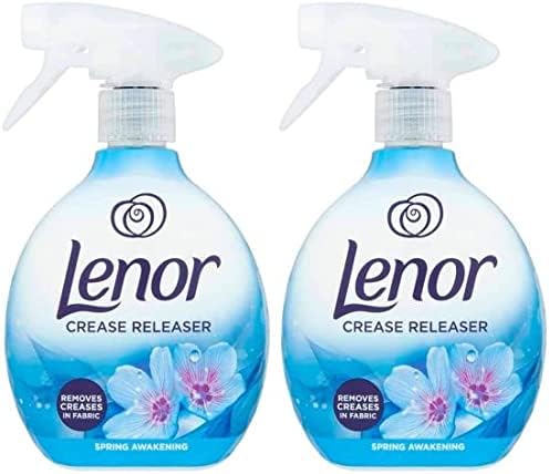 Lenor Crease Releaser Spray Removes Creases in Fabric. Spring Awakening Scent, Twin Pack, 2 x 500ml price in Saudi Arabia | Amazon Saudi Arabia