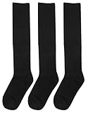 Big Girls' School Uniform Knee-High Socks (3-pack)