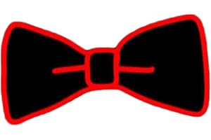 Luminous Light Up Bow Tie for Christmas Halloween New Years Novelty Rave Party Concerts Weddings Club Bar Dancing