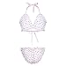 YiZYiF Men's Silky Satin Frilly Print Wirefree Bra Sissy Panties 2 Piece Lingerie Set Pajamas Pink X-Large