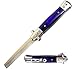 Royal Imperial High Quality Metal Switchblade Pocket Folding Flick Hair Comb For Beard, Mustache, Head PURPLE THUNDER Handle ~ INCLUDES Beard Fact Wallet Book ~ Nicer Than Butterfly Knife Trainer