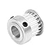 uxcell Aluminum 20T 10mm Bore 3mm Pitch Timing Belt Pulley with Bearing for 10mm Belt