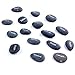 TGS Gems Engraved Inspirational Bulk Faith Black Stones(16 Different Words)