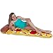 U.S. Pool Supply Giant 6 Feet Inflatable Supreme Pizza Slice Pool Float - Fun Kids Swim Party Toy - Huge Summer Pool Lounge Raft