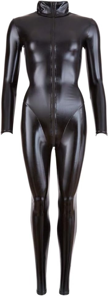 Cottelli Collection Party Jumpsuit with Long Sleeves, Medium, Black - Image 5