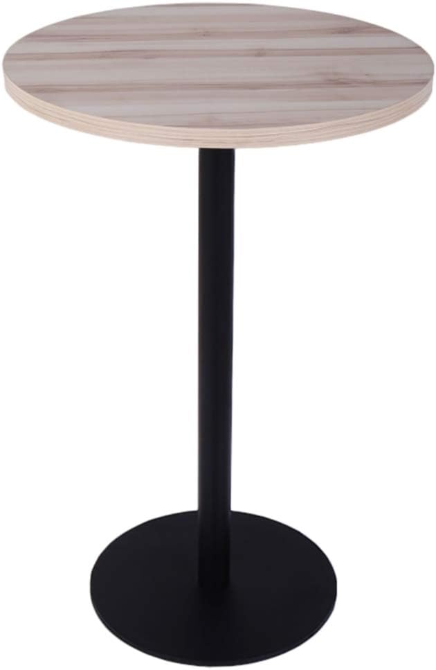 Stimber Design David Bar Table | Pub Table | High Top Table | Modern Height Drink Cocktail Table | 23.6" Diameter x 39.4" H | Bag Storage Hook | Extra Weighted Base | Space Small Bar Table: Kitchen & Dining
