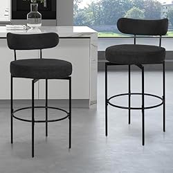 AODAILIHB Swivel Bar Stools Set of 2, Counter