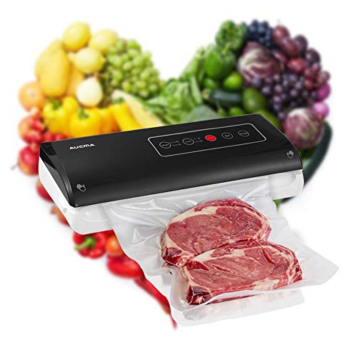 Aucma Vacuum Sealer, 75 Kpa Powerful Automatic & Manual Food Saver